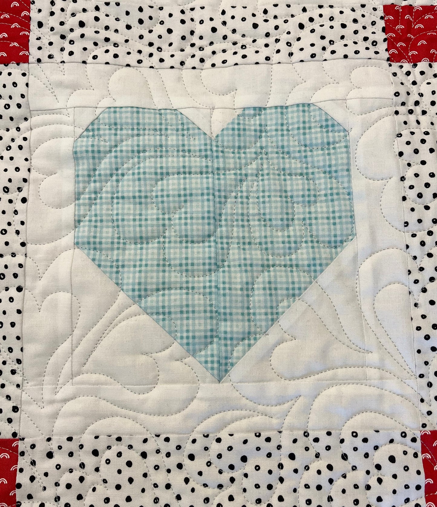Handmade Hearts Baby Girl Quilt, Valentine's Day Blanket (40x40) Adult Lap Quilt, Table Topper, Wall Hanging, Ready to Ship!
