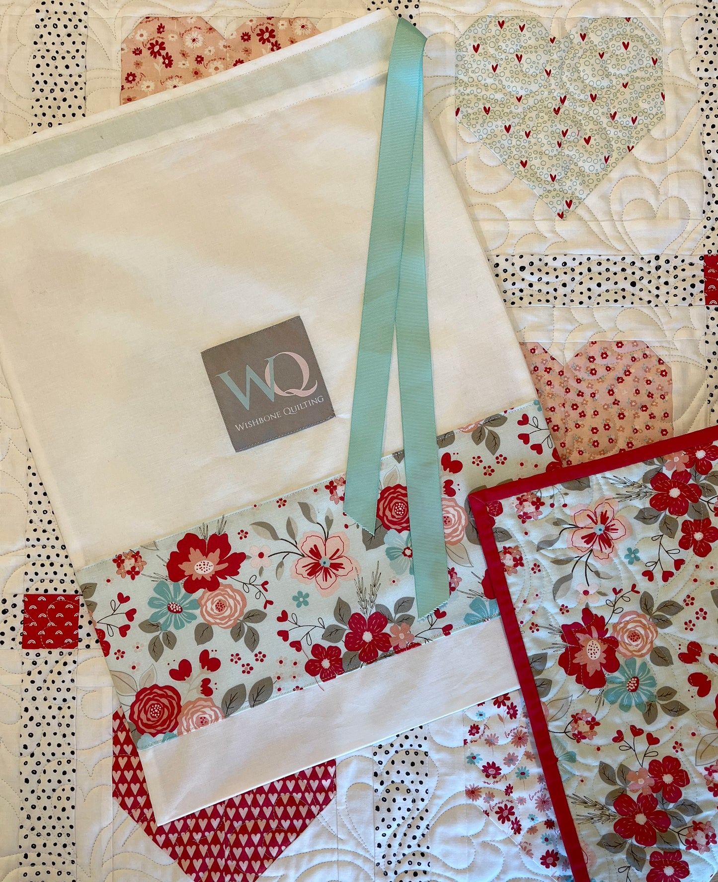 Handmade Hearts Baby Girl Quilt, Valentine's Day Blanket (40x40) Adult Lap Quilt, Table Topper, Wall Hanging, Ready to Ship!