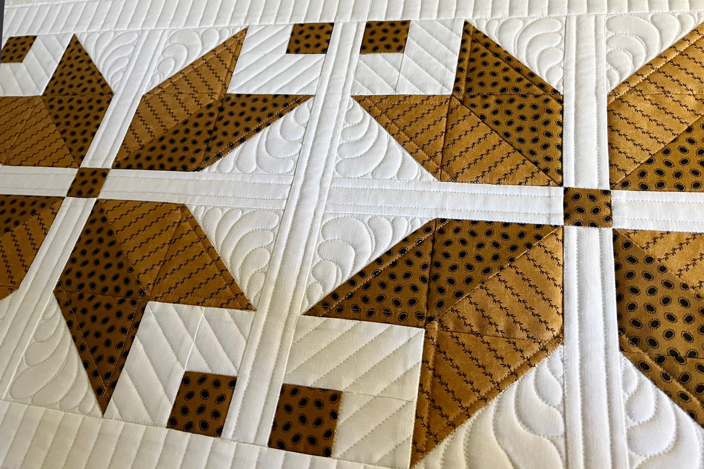 Handmade Autumn Fall Thanksgiving Table Runner (15x54) Custom Quilted - Ready to Ship