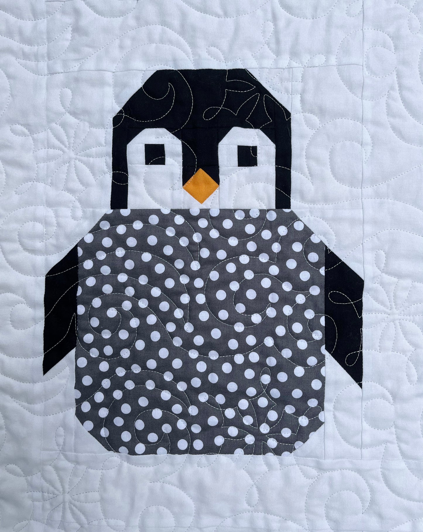 Handmade Penguins Quilt - Custom Order for JT