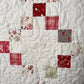 Handmade Baby Quilt - Christmas Baby Blanket - Lap Quilt, Moda A Very Sweet Christmas (36.5x42.5)