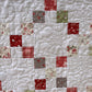 Handmade Baby Quilt - Christmas Baby Blanket - Lap Quilt, Moda A Very Sweet Christmas (36.5x42.5)