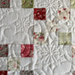 Handmade Baby Quilt - Christmas Baby Blanket - Lap Quilt, Moda A Very Sweet Christmas (36.5x42.5)