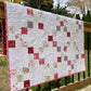 Handmade Baby Quilt - Christmas Baby Blanket - Lap Quilt, Moda A Very Sweet Christmas (36.5x42.5)