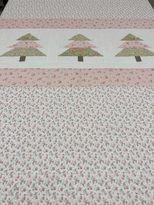 Irish Chain Quilt with Custom Backing - Custom Order for KS (67"x80")