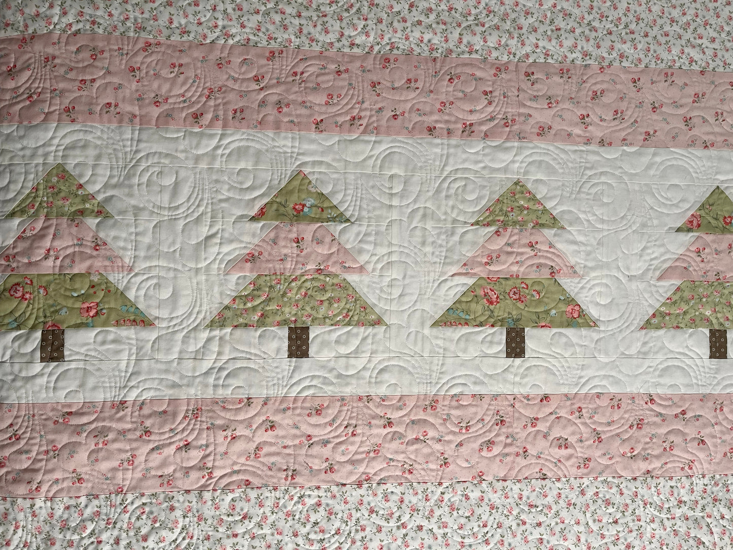 Irish Chain Quilt with Custom Backing - Custom Order for KS (67"x80")