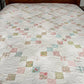 Irish Chain Quilt with Custom Backing - Custom Order for KS (67"x80")