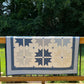 Handmade Baby Boy Quilt, Baby Girl Quilt, Baby Blanket (52x52.5) Moda Blueberry Delight Fabric, Ready to Ship!