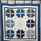 Handmade Baby Quilt - Adult Lap Quilt - Moda Blueprint Fabric 53"x53"