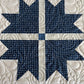 Handmade Baby Quilt, Adult Lap Quilt - Moda Blueprint Fabric 46"x46"
