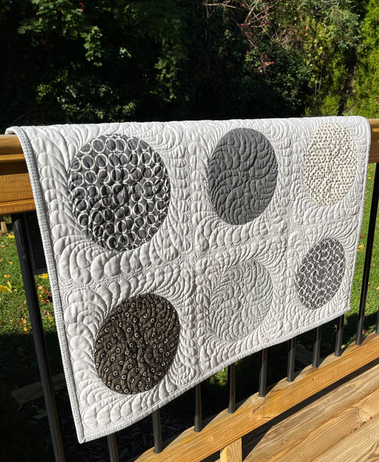 Circles in a Square - Custom Handmade Quilt - Made to Order