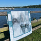 Handmade City Harbor Sailboat - Wall Hanging, Baby or Lap Quilt 41"x52"