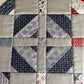 Handmade Quilt - Father's Day - July 4 - Americana - Lap/Small Throw Size (50.5x50.5)