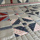 Handmade Quilt - Father's Day - July 4 - Americana - Lap/Small Throw Size (50.5x50.5)