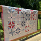 Handmade Quilt - Father's Day - July 4 - Americana - Lap/Small Throw Size (50.5x50.5)