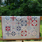 Handmade Quilt - Father's Day - July 4 - Americana - Lap/Small Throw Size (50.5x50.5)