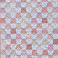 Handmade Baby Girl Quilt, Pink and White Patchwork Baby Girl Blanket (39x42.5) Great MOTHER'S DAY gift to new mom.  Ready to Ship!