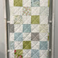 Handmade Baby Girl Quilt, Baby Girl Blanket (37"x43"), Grey Floral Back, Adult Lap Quilt, Ready to Ship!