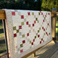 Christmas Handmade Baby Quilt, Throw, Lap Quilt - Moda Emmitt & Ivy by Sweetwater (48x59.5)