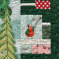 Christmas Handmade Baby Quilt - Baby's First Christmas Quilt, Enchanted Forest, Gnomes, Heirloom, Custom Quilted, Gender Neutral - Ready to Ship