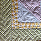 Handmade Baby Girl Quilt, Colorful Custom Quilted (38.5x42) FREE MATCHING BAG, Ready to Ship!