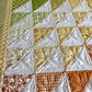 Handmade Baby Girl Quilt, Colorful Custom Quilted (38.5x42) FREE MATCHING BAG, Ready to Ship!