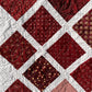 Handmade Baby Quilt - Moda Fabrics Garnets & Gingham (40.5x48) Adult Lap Quilt - Ready to Ship!