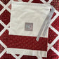 Handmade Baby Quilt, Table Topper, Adult Lap Quilt, Garnet Colors, Great for Fall or Holidays!  (40.5x48)