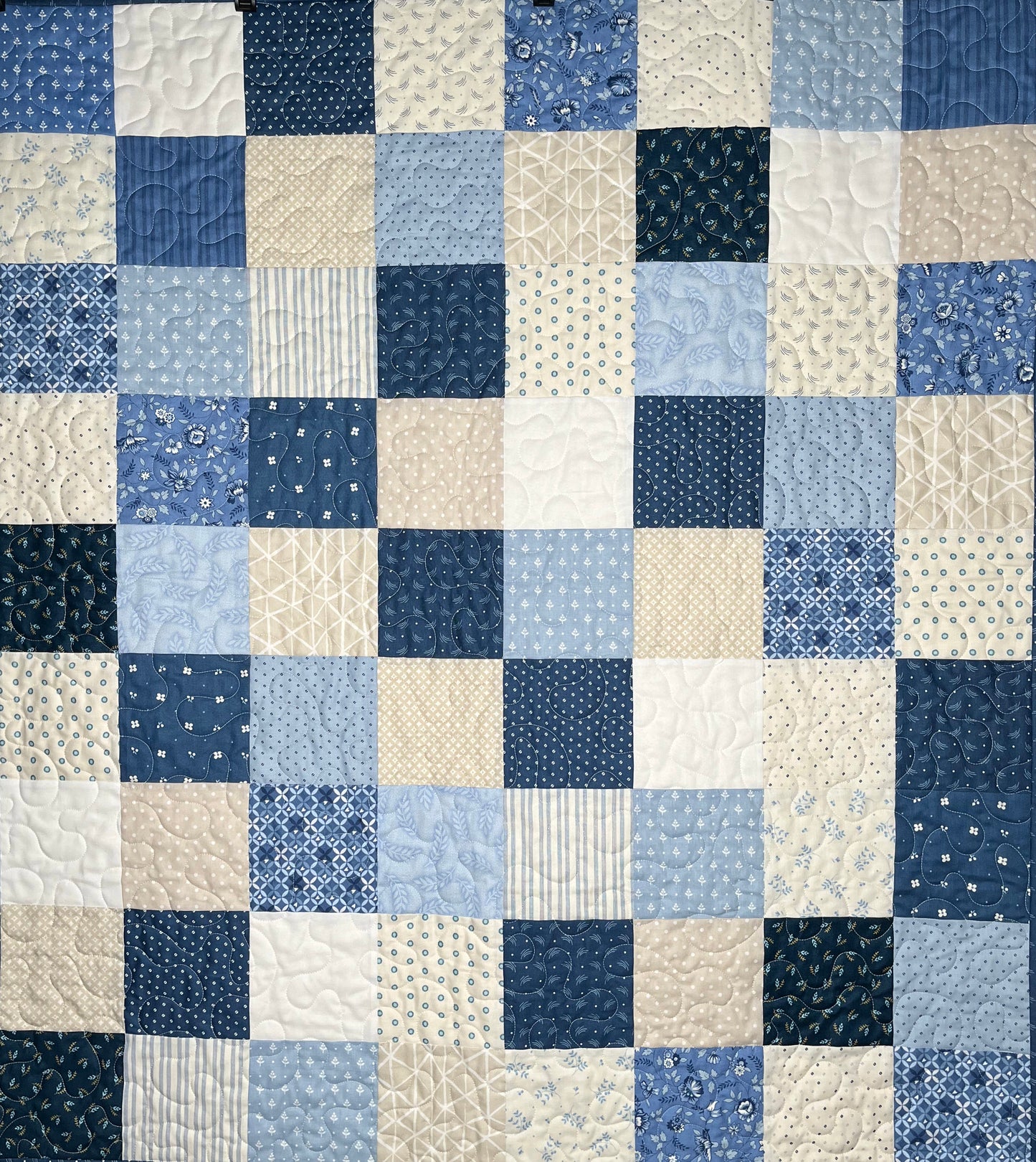 Handmade Patchwork Baby Quilt, With the Book, "The Little Ghost Who Was a Quilt" (37x41.5) FREE MATCHING BAG!