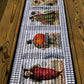 Halloween Table Runner - Handmade, Quilted -  Unique Riley Blake Pumpkin Seed Packets-#1 (15x50) FREE SHIPPING and Ready to Ship!