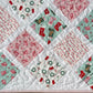 Christmas Baby Quilt - Handmade Baby Blanket, Bright & Cheerful, Ho Ho Ho - Ready to Ship