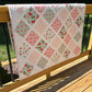 Christmas Baby Quilt - Handmade Baby Blanket, Bright & Cheerful, Ho Ho Ho - Ready to Ship