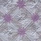 Custom Made for Jen - Handmade Hunter's Star Baby Quilt, Pink-Purple, Cream, White (34.5x42.5)