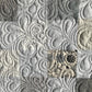 Neutral Colors Handmade Baby Quilt (Sheep Backing-Grey Background) Patchwork Baby Blanket 36"x47.5",  Baby Nursery Decor, Ready to Ship!