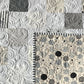 Neutral Colors Handmade Baby Quilt (Sheep Backing-Grey Background) Patchwork Baby Blanket 36"x47.5",  Baby Nursery Decor, Ready to Ship!