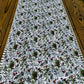 Custom Made for DC - Handmade Christmas Table Runner - Green Star - Custom Quilted - 15"x54"