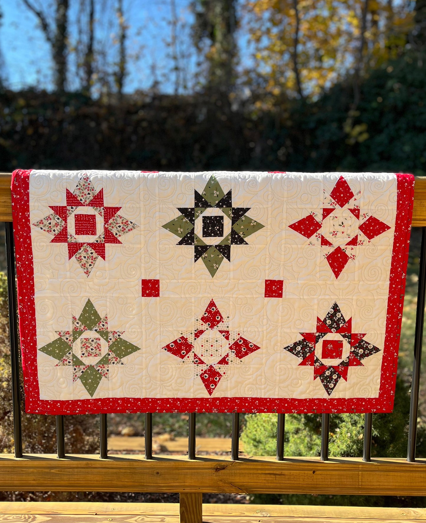 Christmas Custom North Star Quilt for TS