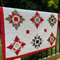 Handmade Christmas Baby Quilt, Baby's First Christmas Blanket, Table Topper, Wall Hanging (37x37.5)