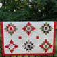 Handmade Christmas Baby Quilt, Baby's First Christmas Blanket, Table Topper, Wall Hanging (37x37.5)
