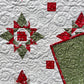 Handmade Christmas Baby Quilt, Lap Quilt, Holiday Table Topper, Wall Hanging (37x37.5)