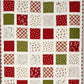 Handmade Christmas Baby Quilt - Patchwork Block Quilt - BABY'S 1st X-MAS - (35.5x40.5) Free Shipping!