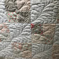 Handmade Peach/Pink Baby Quilt - Baby Blanket, Adult Lap Quilt, Custom Quilted - Ready to Ship