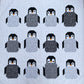 Handmade Penguins Quilt - Custom Order for JT