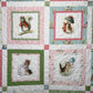 Handmade Baby Girl Quilt (Lt. Pink) Peter Rabbit & Friends™ for Riley Blake Designs (39x47)
