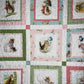 Handmade Baby Girl Quilt (Lt. Pink) Peter Rabbit & Friends™ for Riley Blake Designs (39x47)