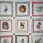 Handmade Baby Girl Quilt (Lt. Pink) Peter Rabbit & Friends™ for Riley Blake Designs (39x47)