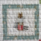 Handmade Baby Girl Quilt - Peter Rabbit & Friends - Easter Baby Blanket (39x46) Free Handmade Gift Bag - Ready to Ship!