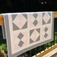 Pink and Grey Baby Girl Quilt, Handmade Heirloom Quality Baby Blanket (38x38) Adult Lap Quilt, FREE MATCHING BAG, Ready to Ship!