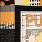 Handmade Halloween Quilt - Pumpkin Patch Jack - Lap Quilt, Table Topper, Wall Hanging (36x55) Ready to Ship!