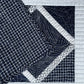 Handmade Quilted Table Runner, Navy & White, Japanese Sashiko Prints, Table Topper (13.5x46) Ready to Ship and Free Shipping!